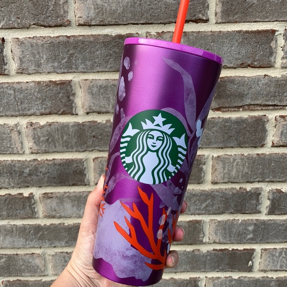 Starbucks Accessories - Starbucks Coral Summer Tumbler